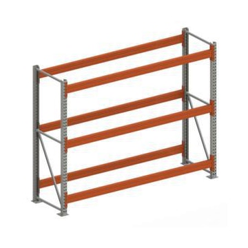 Weitspannregal,Grundfeld,HxBxT 2200x2870x800mm,Fachl. 2400kg,3xTraversen