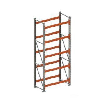 Weitspannregal,Grundfeld,HxBxT 3300x1470x800mm,Fachl. 1300kg,5xTraversen