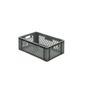 Euronorm-Stapelbehälter, HxLxB 210x600x400mm, 40l, PP, grau
