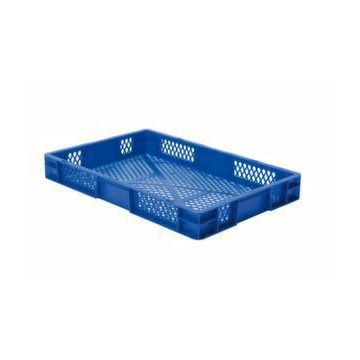 Euronorm-Stapelbehälter, HxLxB 75x600x400mm, 14, 5l, PP, blau