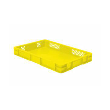 Euronorm-Stapelbehälter, HxLxB 75x600x400mm, 14, 5l, PP, gelb
