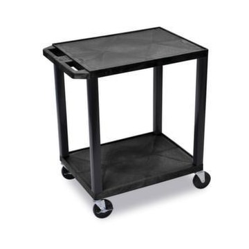 Kunststoff-Etagenwagen, Tragl. 150kg, 2 Etage(n), Ladefl. LxB 610x460mm