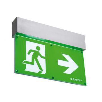 LED-Rettungszeichenleuchte,Notausgang,Pfeil rechts/links,Wand