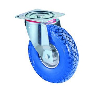 Lenkrolle, Tragl. 160kg, ØxB 260x85mm, PU genoppt, Rollenlager