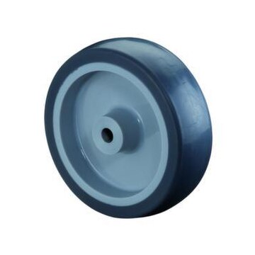 Rad, Tragl. 70kg, Gummi-Bereifung, ØxB 125x28mm, Gleitlager, Naben L 32mm