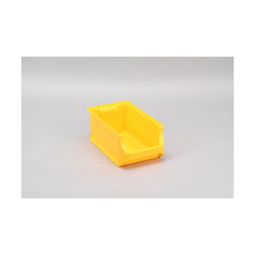 Sichtlagerkasten, HxBxT 150x205x355mm, PP, gelb