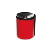 Wandascher, HxØ 250x180mm, Korpus Stahl, Korpus rot