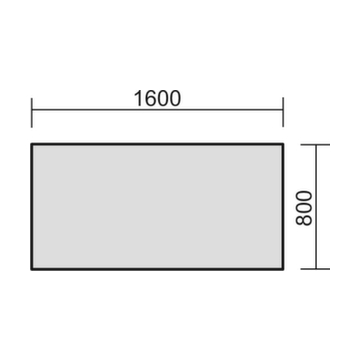 Höhenverstellbarer Schreibtisch,HxBxT 680-820x1600x800mm,Platte graphit