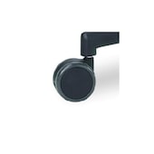Bürostuhlrollen, f. alle Hartböden, schwarz, Ø 65mm, Gehäuse schwarz
