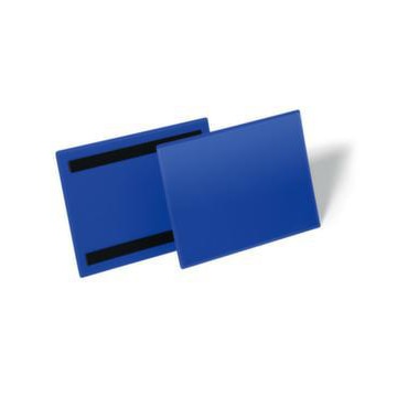 Etikettentasche, DIN A5, quer, HxB 163x223mm, Rückseite magnetisch, PP