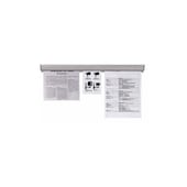 Papierklemmschiene, HxL 40x1000mm, Kunststoff, grau