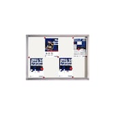 Schaukasten, f. 8xDIN A4, HxBxT 704x980x45mm, Hoch-/Querformat