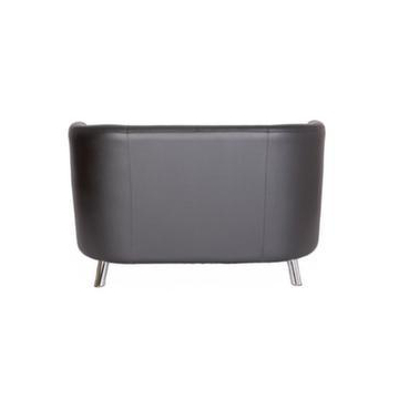 Sofa,Sitz HxBxT 455x1180x505mm,Kunstleder,schwarz