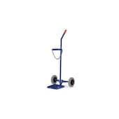 Flaschenkarre, Tragl. 100kg, 1x40/50l Flasche, m. Kette, RAL5010