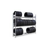 Reifenregal, Grundfeld, HxBxT 2000x2000x400mm, f. Reifen-Ø 550-770mm