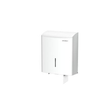 WC-Großrollenspender,HxBxT 333x265x147mm,f. 1 Rolle(n),Gehäuse Edelstahl