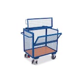 Gitter-Kastenwagen, Tragl. 500kg, Ladefl. LxB 970x670mm, 4 Wände