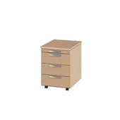 Rollcontainer, HxBxT 580x420x600mm, 4 Schublade(n), m. Bügelgriff