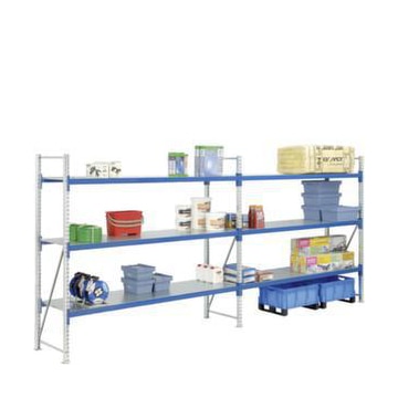 Weitspannregal, Grundfeld, HxBxT 2000x2320x600mm, Fachl. 550kg
