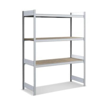 Weitspannregal, Grundfeld, HxBxT 2000x1562x624mm, Stützen verzinkt