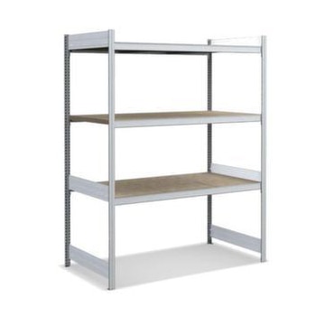 Weitspannregal, Grundfeld, HxBxT 2000x1562x824mm, Stützen verzinkt