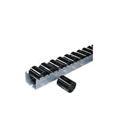 Rollenleiste, Zylinderrolle Kunststoff, Tragl./Rolle 65kg, L 3, 6m