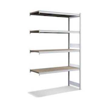 Weitspannregal, Anbaufeld, HxBxT 2500x1512x624mm, Stützen verzinkt
