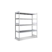 Weitspannregal, Grundfeld, HxBxT 2500x2066x824mm, Stützen verzinkt