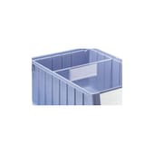 Querteiler, f. Regalkasten, HxB 80x117mm, PP, transparent
