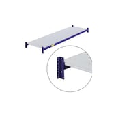 Längstraversen mit Stahlboden, f. Weitspannregal, BxT 1350x600mm