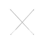 Diagonalverstrebung, f. Kragarmregal, f. jedes 5. Regalfeld, verzinkt