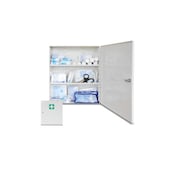 Erste-Hilfe-Wandschrank,DIN 13169,HxBxT 455x400x110mm,2 Böden,2 Ebene(n)