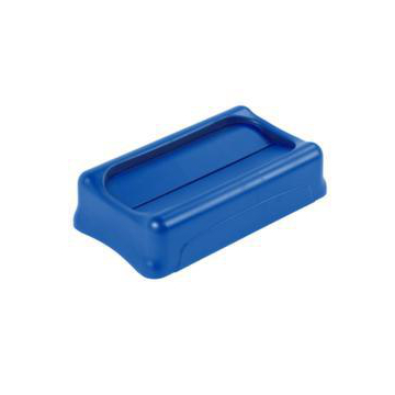 Schwingdeckel, f. Wertstoffsammler 60-87l, PE, blau