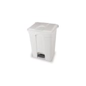 Tretabfallbehälter, 1x45l, HxBxT 600x398x410mm, Korpus PP weiß