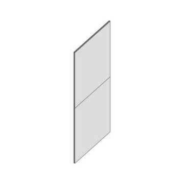 Rückwand, f. Steckregal, HxB 2000x1000mm, verzinkt, Vollblech