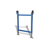 Ständer, f. Rollenbahn, Bahn B 400mm, H 550-850mm, Stahl, RAL5015