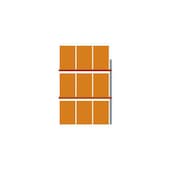 Palettenregal, Anbaufeld, HxBxT 2700x2785x1100mm, Fachl. 1480kg, 3 Ebenen