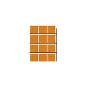 Palettenregal, Anbaufeld, HxBxT 4400x2785x1100mm, Fachl. 1440kg, 4 Ebenen