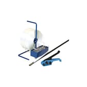 Umreifungsset, Abrollgerät, Spanngerät, Polyester-Band, Klemmen