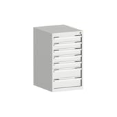 Schubladenschrank, HxBxT 900x525x650mm, 7 Schublade(n), Normallastauszug