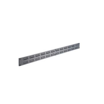 Schlitzplatten-Seitenschiene, HxBxT 76, 2x650x13mm, Stahl, RAL5010
