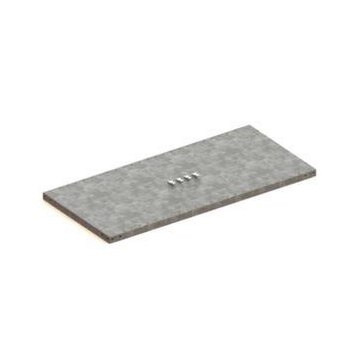 Fachboden, f. Systemregal, BxT 1300x600mm, Fachl. 230kg