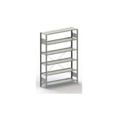 Aktenregal, Grundfeld, HxBxT 1850x1306x336mm, Fachlast 80kg, 6xStahlboden