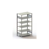 Aktenregal, Grundfeld, HxBxT 1850x1056x636mm, Fachlast 80kg, 6xStahlboden