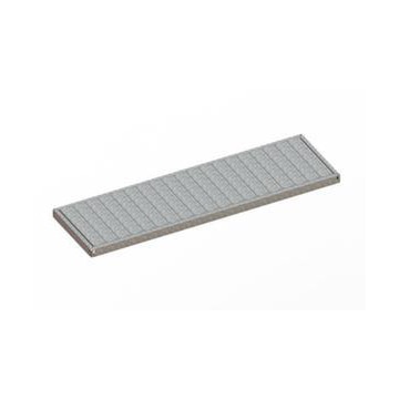 Stahlpaneelboden,f. Weitspannregal,BxT 2000x600mm,Fachl. 500kg,verzinkt