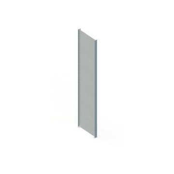 Seitenwand, f. Steckregal, HxT 2000x500mm, verzinkt, Vollblech, Aufpreis