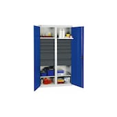 Werkstattschrank, HxBxT 1800x1000x500mm, 4xStahlboden, 12 Schublade(n)