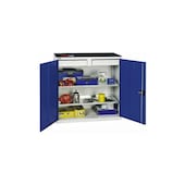 Werkstattschrank, HxBxT 1000x1000x500mm, 2xWannenboden, 2 Schublade(n)