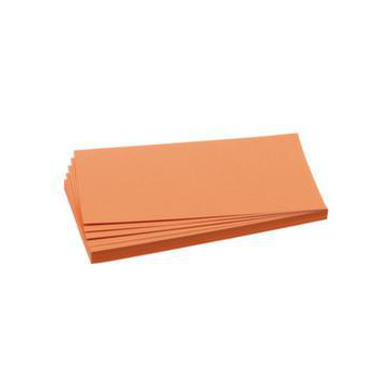 Moderationskarte, Rechteck, HxB 95x205mm, orange