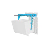 Staplertraverse,f. Kippbehälter Inhalt 0,3m³,HxLxB 845x945x730mm,Stahl